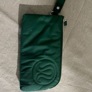 Lululemon Green wallet with strap